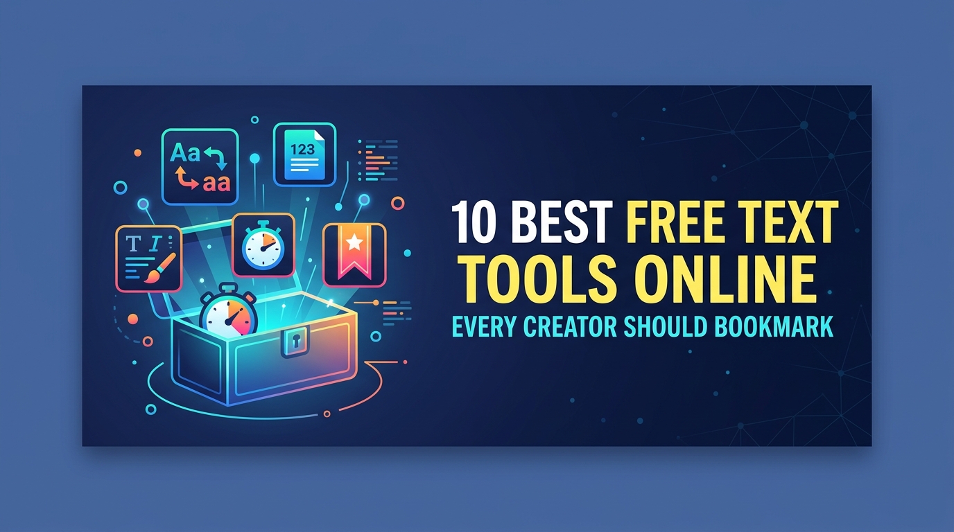 10 Best Free Text Tools Online Every Creator Should Bookmark