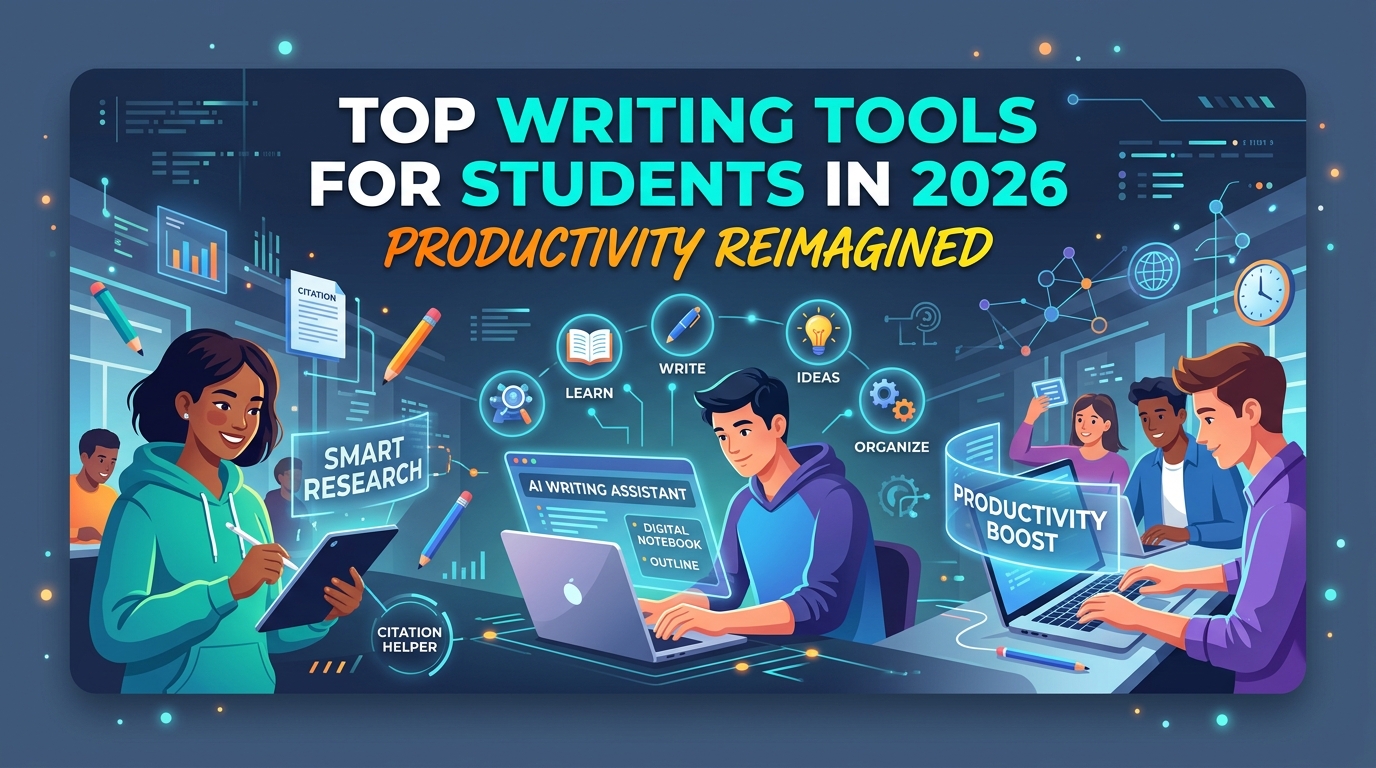 Top Writing Tools for Students in 2026: Productivity Reimagined